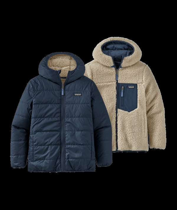 Patagonia Kids Reversible Ready Freddy Hoody - New Navy